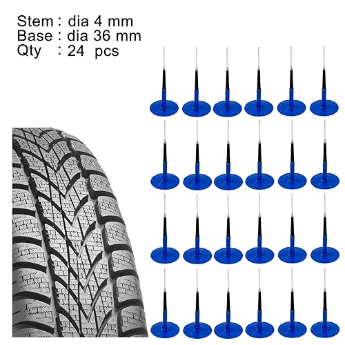 TP-101W Combination Repair Unit, Tire Repair Patch Plug 5/32" x 1" Wrapped stem 24 pcs - size: 0.16 x 1.42 Inch