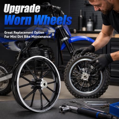 10 Inch Front Wheel Hub Replacement for Mini Pocket Bike Dirt Bike - size: Front