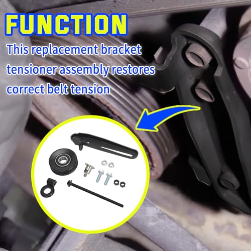 Drive Belt Idler Pulley Bracket Tensioner for 1995-2009 Subaru