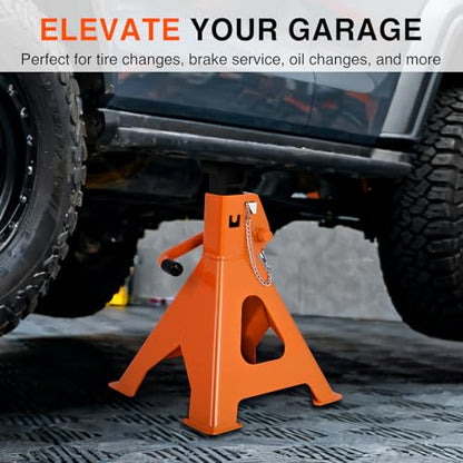 Nilight 3-Ton Jack Stands, Double Locking, 6,600 lb Capacity, 2-Pack - size: 3T