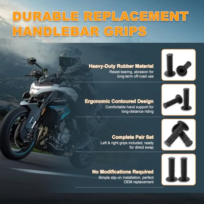 7/8" Motorcycle Hand Grips - size: 22mm