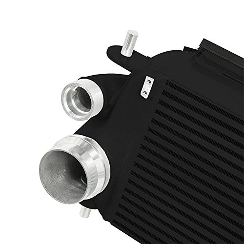 Mishimoto MMINT-F35T-15KPBK Performance Intercooler Kit Compatible With Ford F-150 3.5 EcoBoost 2015+ Black - color: Black Cooler, Polished Pipes