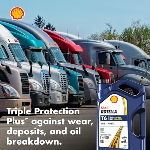 Shell Rotella MV Multi-Vehicle Full Synthetic 5W-30 Diesel Engine Oil, 1 Gallon (3 Pack) - style: 3-Pack