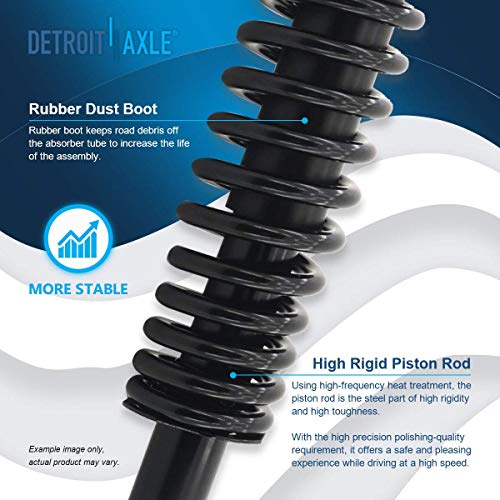 Detroit Axle - 2 Front Struts for 1996-2000 Honda Civic - size: 171291L_171291R/PAIR