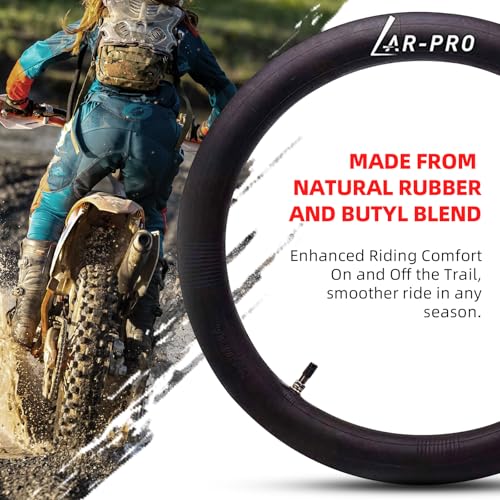 (2 Pack) AR-PRO 2.25/2.50-16” Off-Road Motorcycle Inner Tubes with TR4 Valve Stem - 70/90-16 Motorcycle Tire Replacement Inner Tubes - Compatible with Dirt Bikes, Pit Bikes, and Off-Road Motorcycles - size: 2.25/2.50-16", TR4 Valve