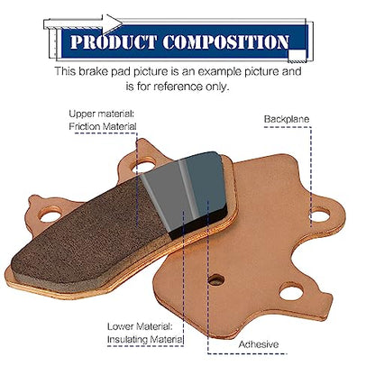 Sintered Brake Pads for Harley Davidson Softail FLSTCI - style: Sintered Metal