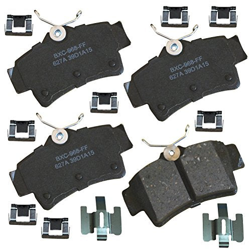 Bendix Premium SBC627A Ceramic Rear Brake Pads for Ford Mustang 2001-1994, Mustang 2004-2003 - style: SBC627A