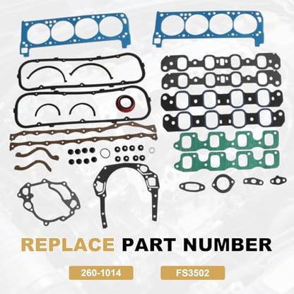 PartsFlow Full Gasket Set for Ford, Mercury - color: 260-1014