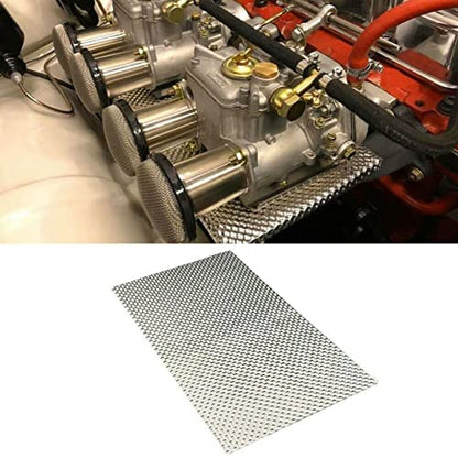 Embossed Aluminum Heat Shield Automotive 12'' x 20'' High Temperature Thermal Barrier Exhaust Electrical For Cars/Turbo Manifold - size: 12 inch W x 20 inch L