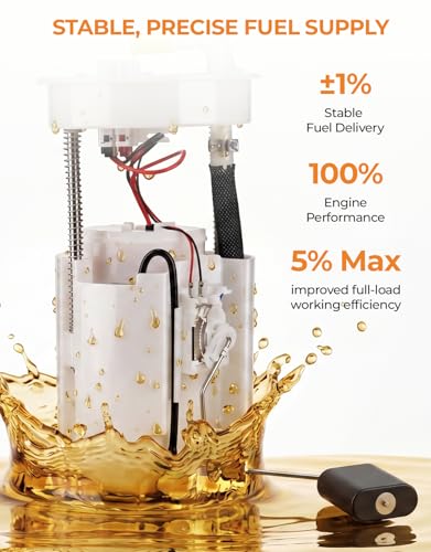 AutoExact Fuel Pump Assembly Compatible with 2008-2012 Honda Accord 2.4L 2009-2014 Acura TSX 2.4L 2012 Honda Crosstour 2.4L with sending unit fuel Replaces 17708-TA0-A01 P76767M - size: 08-19 Accord/Acura