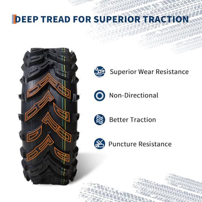 Set of 2 Off-Road 25X8-12 ATV/UTV Tires - size: 25x8-12, style: Pattern 137