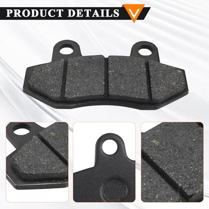 PRO BAT Disc Brake Pads Shoes for 50cc 110cc 125cc 150cc 200cc 250cc Scooter Moped Pit Bike ATV Motorcycle Pack of 2