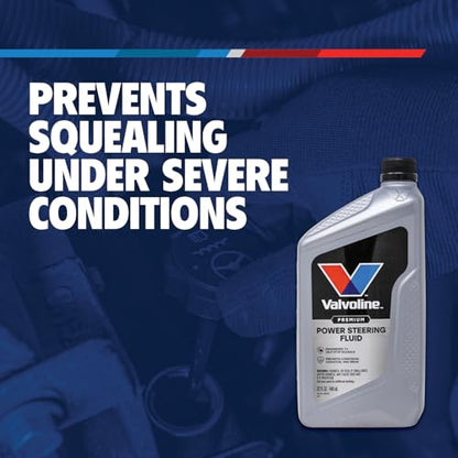Valvoline Power Steering Fluid, Maintains Performance & Condition, Prevents Squealing, Inhibits Wear & Oxidation, Meets GM 1050017, Chrysler 5931 & Ford M2C195-A, 32oz - size: 32 fl oz