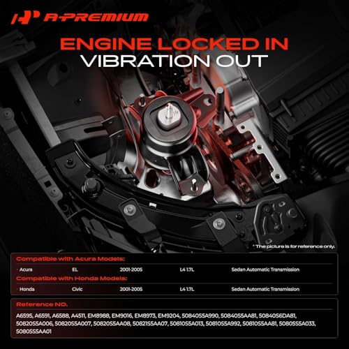 A-Premium Engine Motor Mount and Transmission Mount Kit, Set of 4 - style: Automatic Transmission