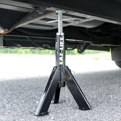 Camco Eaz-Lift Telescopic RV Jack, Set of 2 - Adjustable from 16-inches to 30-inches - Constructed of Durable Steel & Powder Coated - Features a 6,000 lb. Load Capacity - 48864 - style: Ships in Own Container
