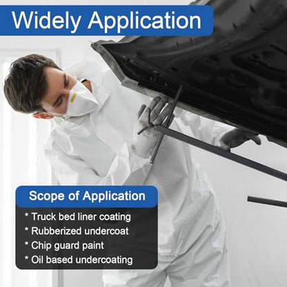 Undercoating Spray Gun Kit with 25oz Suction Feed Cup