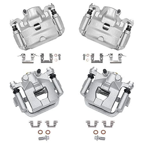 Detroit Axle - 4pc Brake Calipers for 2007-2010 Nissan Altima - size: 4B3700239/Kit