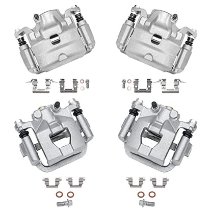 Detroit Axle - 4pc Brake Calipers for 2007-2010 Nissan Altima - size: 4B3700239/Kit