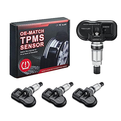 BDFHYK Upgrade TPMS Sensor 2006-2020 GM 315Mhz Tire Pressure Monitoring Sensor Compatible for Chevy Silverado GMC Cadillac Buick Pontiac Replace#13598771 13598772 13586335 13581558 4 Pack - style: 13598772