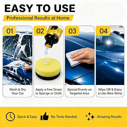 Scratch Remover - The Magic 60-Second Fix for All Car Scratches, Ultimate Scratch Remover Cloth Kit, for Minor Car Paint & Scratch Repair, Swirl & Water Spots Remover (2pcs) - color: 2pcs