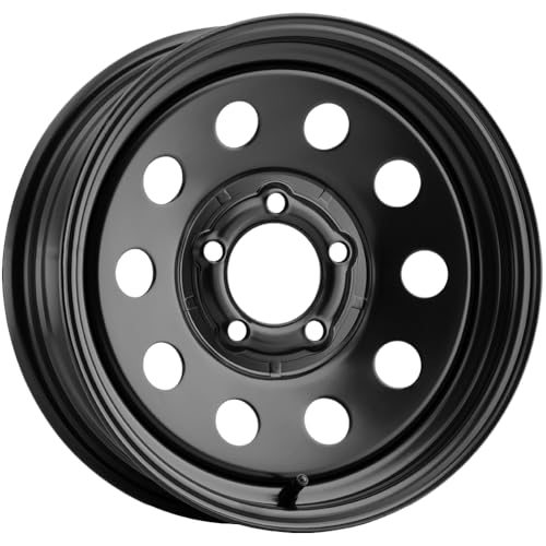 Allied Wheel 27B Black Mod 16X6 8X6.5 XHD Trailer Wheel, Durable Gloss Black Finish Steel Wheel for Trailers, Protective E-Coating