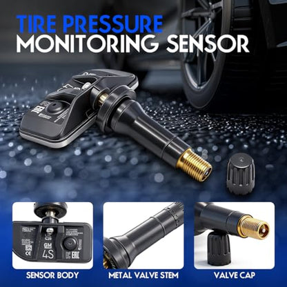 TPMS Tire Pressure Monitor Sensor, Compatible with Chevy Silverado Suburban Tahoe GMC Sierra Canyon Yukon Cadillac Eacalade, Replace#13542523 - color: 13542523