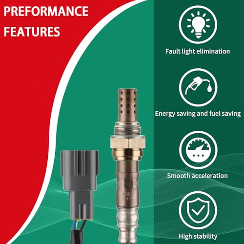 O2 Oxygen Sensor Heated Air Fuel Ratio Compatible with Lexus ES300 LS400 Toyota Camry Solara 4.0L 3.0L 2.2L V8 V6 Replace# 234-4137 - size: 234-4137