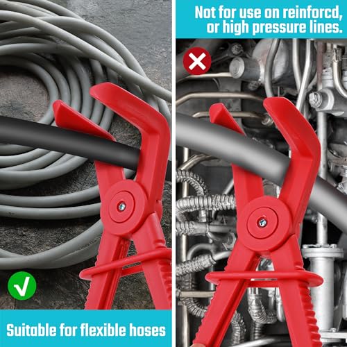 DURATECH 3-Piece Hose Pinch Clamp Pliers, 90 Angled Hose Pinch Off Pliers - size: 3-Piece, style: 90 Angled