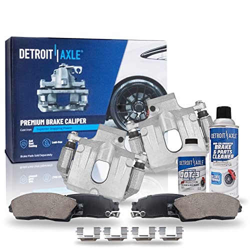 Detroit Axle - 6pc Rear Brake Kit for Chevrolet Traverse GMC Acadia - size: 6BP3700056/Kit