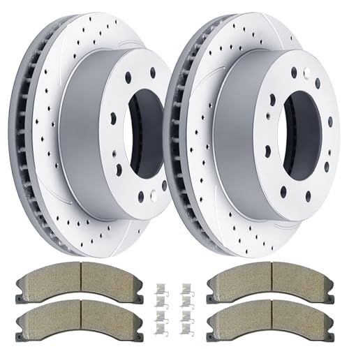 Acinoparts Front Brake Kit for 2011-2019 Chevy Silverado 2500 HD 3500 HD - size: ABK55191