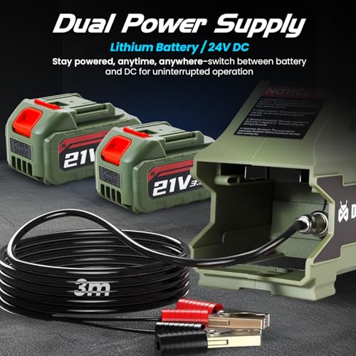 Mxmoonant Fuel Transfer Pump Battery Powered Cordless Diesel Transfer Pump