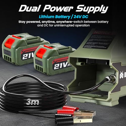 Mxmoonant Fuel Transfer Pump Battery Powered Cordless Diesel Transfer Pump