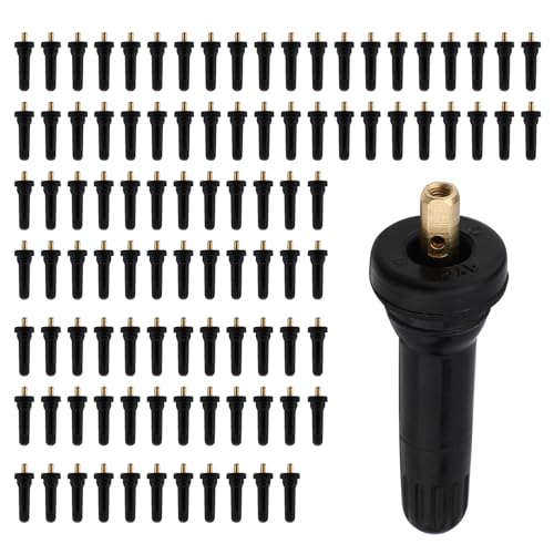 AULINK 100PCS 20008 TPMS Snap-in Tire Pressure Sensor Valve Stem 2005-2016