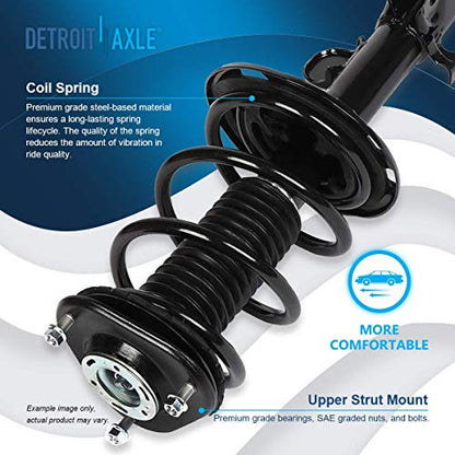 Detroit Axle - 3.5L Front Struts + Lower Control Arms w/Ball Joints - size: 4CQ2500769/Big Kit
