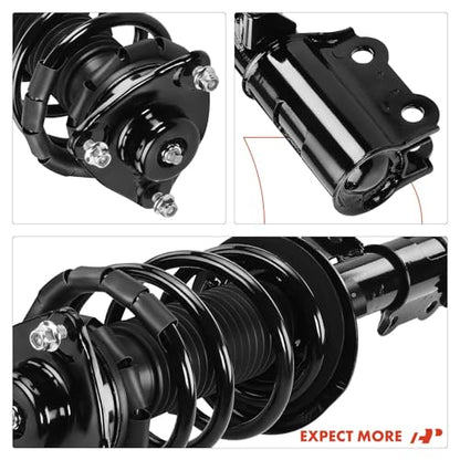A-Premium Front Complete Strut Assemblies with Coil Springs, Set of 2
