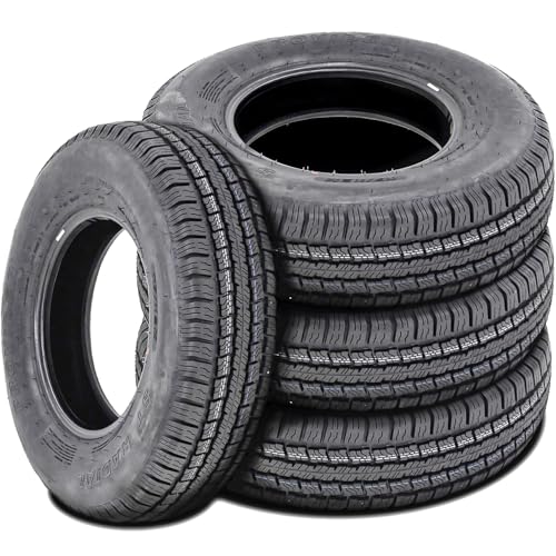 Taskmaster Provider ST Premium Trailer Radial Tire-ST205/75R15 205/75/15 205/75-15 101/97M Load Range C LRC 6-Ply BSW Black Side Wall