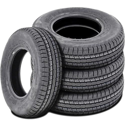 Taskmaster Provider ST Premium Trailer Radial Tire-ST205/75R15 205/75/15 205/75-15 101/97M Load Range C LRC 6-Ply BSW Black Side Wall