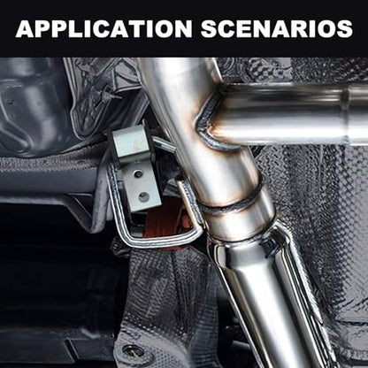 Exhaust Hanger Kit 10PC Universal Weld-On 10" & 7.6" Rods - size: 10-Pack Universal Exhaust Hanger Kit
