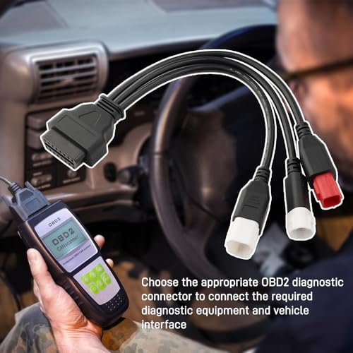 3-in-1 OBD2 Diagnostic Adapter for Yamaha Kline Euro5 Motorcycle - size: 19.68inch