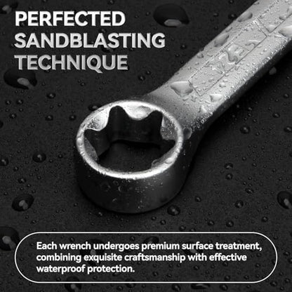 DISEN 14-Piece Half Moon&S-Style & E-Torx Wrench Set - size: C-S-E Mixed 14pcs kit