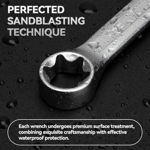 DISEN 6-Piece E-Torx Wrench Set Double Box End Wrench Set - size: 6PCS