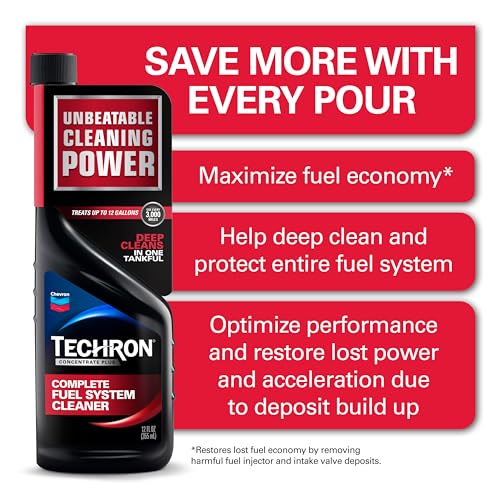 Chevron Techron Concentrate Plus Fuel System Cleaner, 20 oz., Pack of 1 - size: 20 Fl Oz (Pack of 1), style: 20 oz.