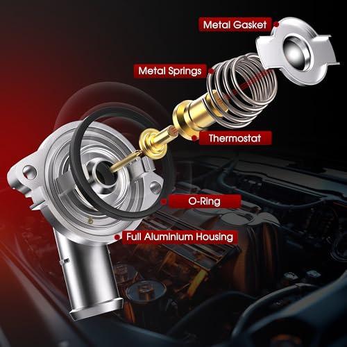 Upgrade Aluminium Engine Coolant Thermostat Housing Assembly
