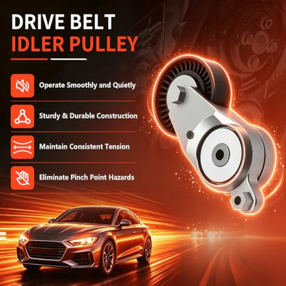 39106 Belt Tensioner w/Pulley for Toyota RAV4 Camry Highlander - size: 39106