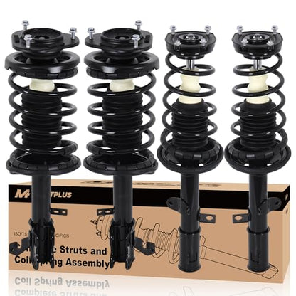 MOSTPLUS Front and Rear Complete Strut Spring Assemblies Shock Absorbers Compatible for 93-02 TOYOTA COROLLA (Set of 4) - size: Front and Rear Struts(Set of 4), style: 1993-2002 Corolla