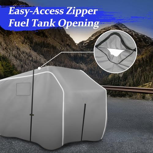 ATV Covers Waterproof Outdoor Heavy Duty, 75" L x 47" W x 37" H, Gray - color: Gray, size: 75"L x 47W" x 37"H
