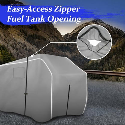 ATV Covers Waterproof Outdoor Heavy Duty, 75" L x 47" W x 37" H, Gray - color: Gray, size: 75"L x 47W" x 37"H