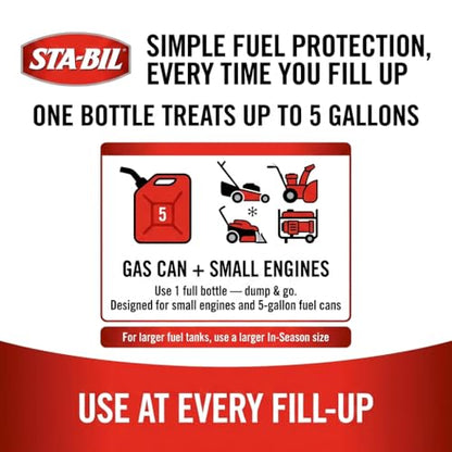STA-BIL In-Season Protection Fuel System Treatment & Injector Cleaner, 4 oz - size: 4 Fl Oz (Pack of 1)