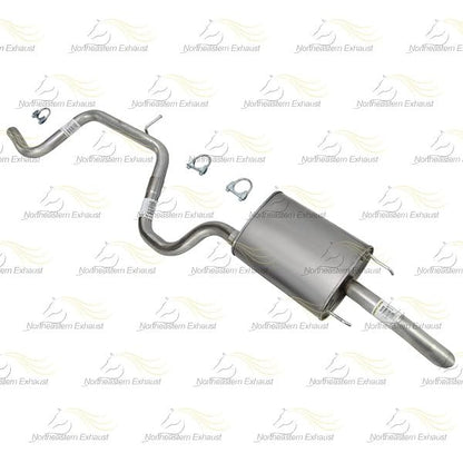 Exhaust Intermediate Pipe and Muffler Kit Compatible with Chevy Impala 2003-2005 3.8L | Stainless Steel | Northeastern Exhaust | Includes Clamps and Hangers | Direct-Fit Replacement