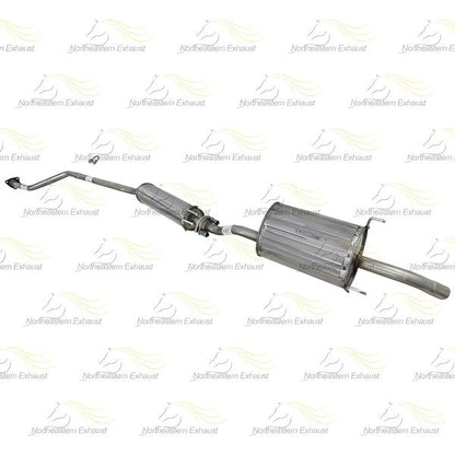 Exhaust Resonator Muffler System Kit Compatible with Acura EL 2001-2003 1.7L | Stainless Steel | Northeastern Exhaust | Includes Gaskets, Clamp, Hangers and Bolt Kit | Direct-Fit Replacement